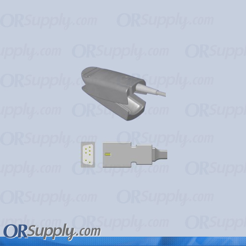 Nellcor Compatible SpO2 Finger Sensor with Large Reusable Finger Probe (3 Feet, Indirect)