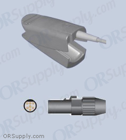 Novametrix Compatible SpO2 Finger Sensor with Large Reusable Finger Probe (10 Feet, Direct)