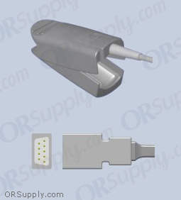 Ohmeda Compatible SpO2 Finger Sensor with Large Reusable Finger Probe (3 Feet, Indirect)
