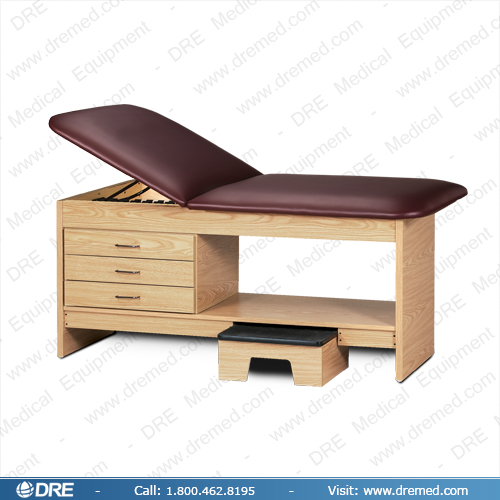 Clinton Laminate Treatment Table with Stool - 9133