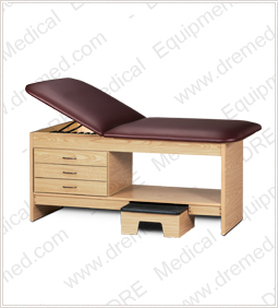 Clinton Laminate Treatment Table with Stool - 9133