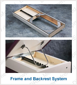 Clinton Style Line Cabinet Medical Tables Frame