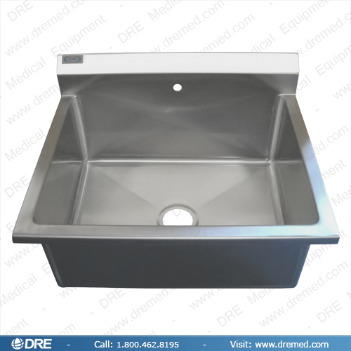 DRE Economy Stainless Steel Scrub Sink front