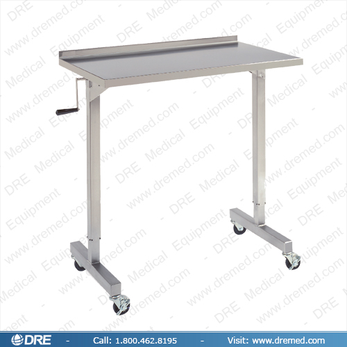 DRE Surgical Stainless Steel Over Instrument Table