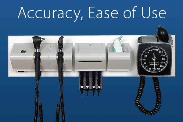 The new DRE WS350 Wall Mount Diagnostic System is designed for accuracy and ease of use.