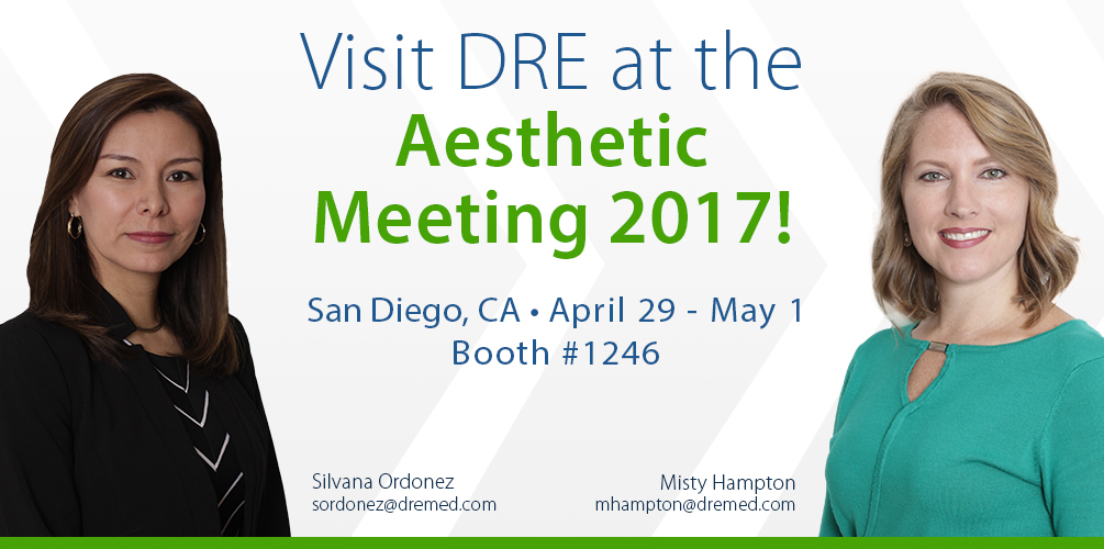 Visit DRE at the Aesthetic Meeting 2017!